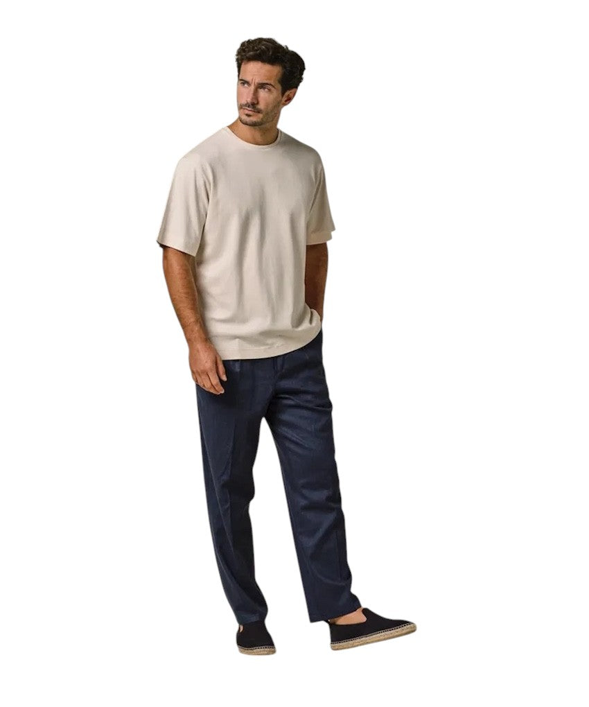 profuomo-t-shirt-korte-mouwen-heren-ecru
