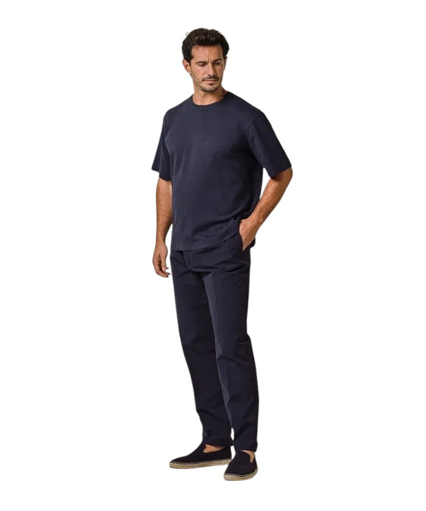 profuomo-t-shirt-korte-mouwen-heren-marine
