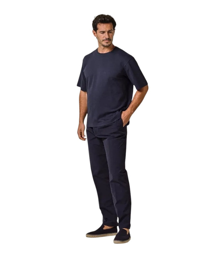 profuomo-t-shirt-korte-mouwen-heren-marine