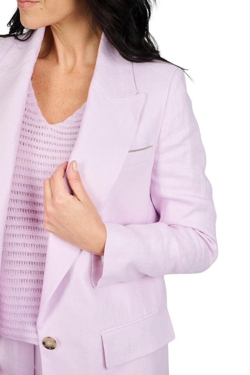 Peserico vest dames lila - Artson Fashion