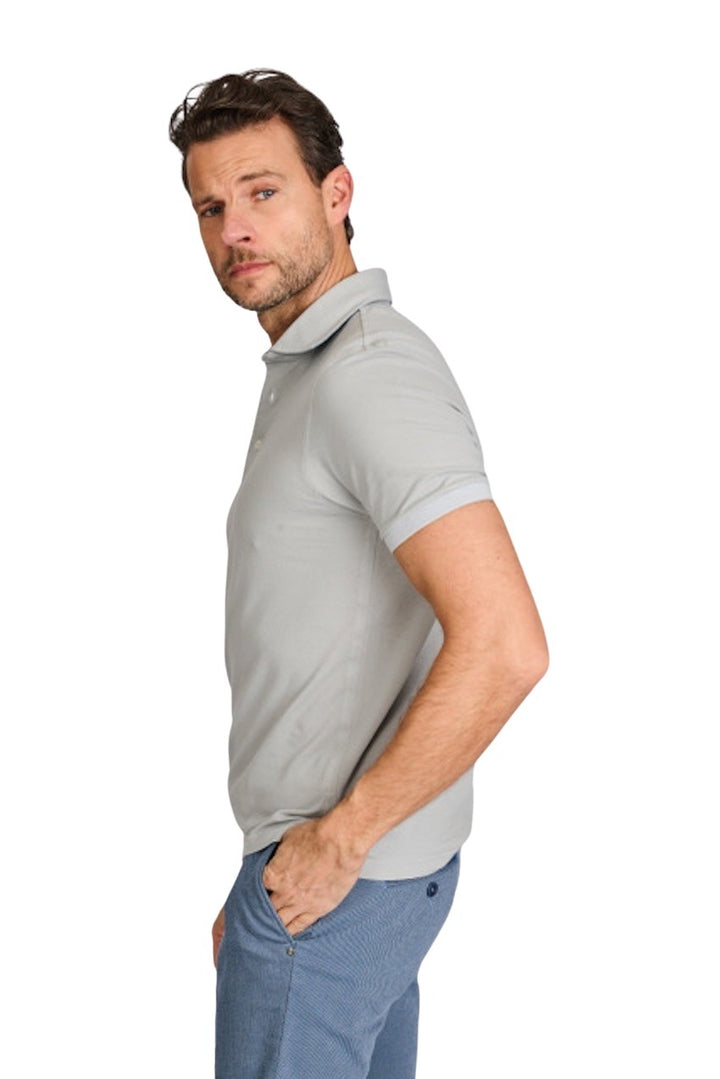 Gran Sasso Men polo shirt korte mouwen heren grijs 60187/79053/053