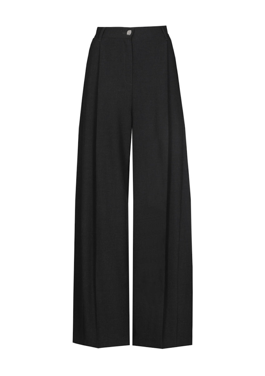 Caroline Biss broek dames anthraciet 4585/11