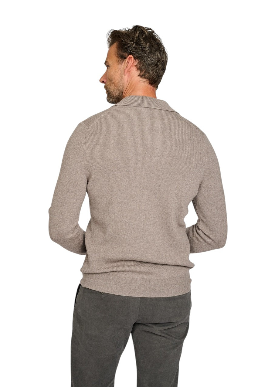 Gran Sasso Men pull trui heren taupe 57120/14263 140