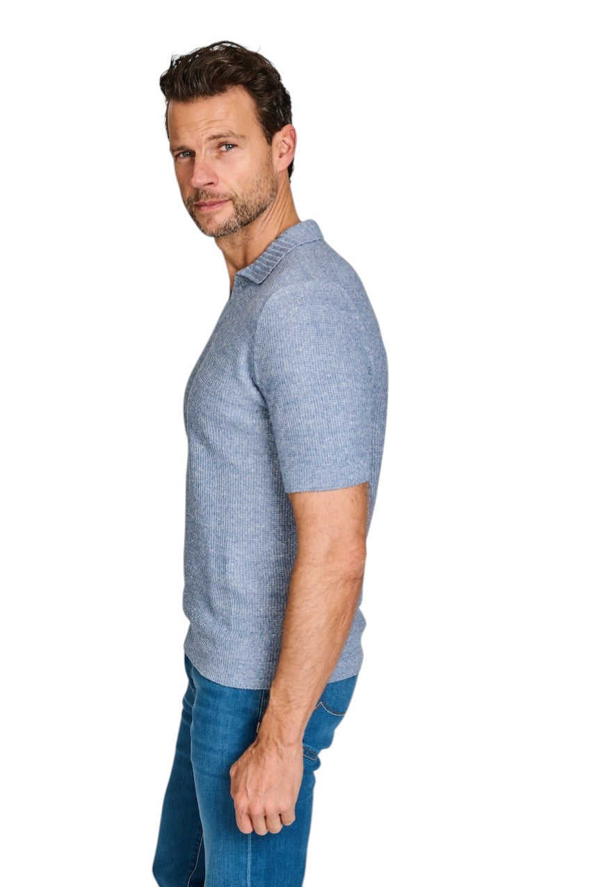 Gran Sasso Men polo shirt korte mouwen heren blauw 23140/18640 565