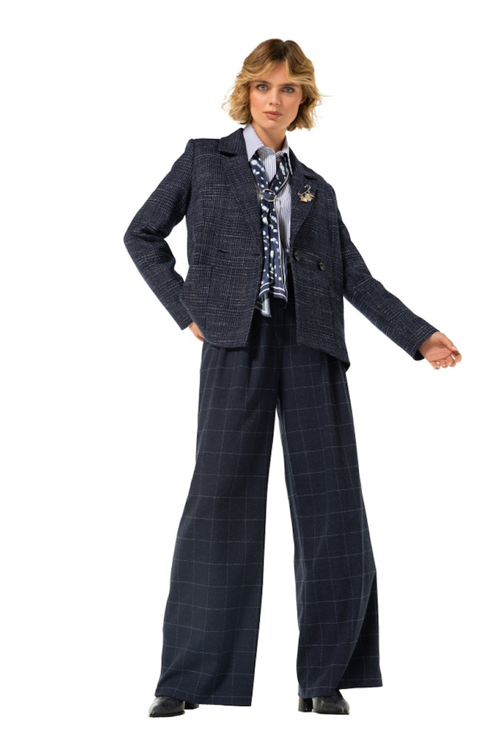Caroline Biss broek dames blauw 4590/21
