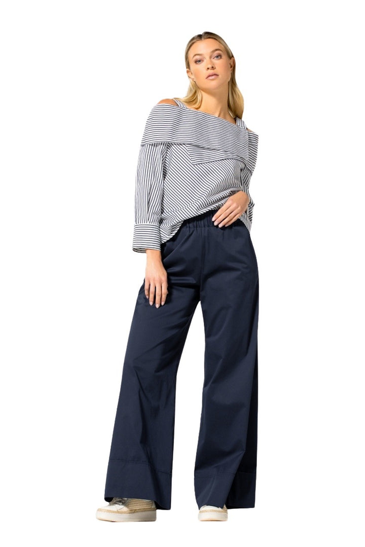 Caroline Biss broek dames marine 1528/21