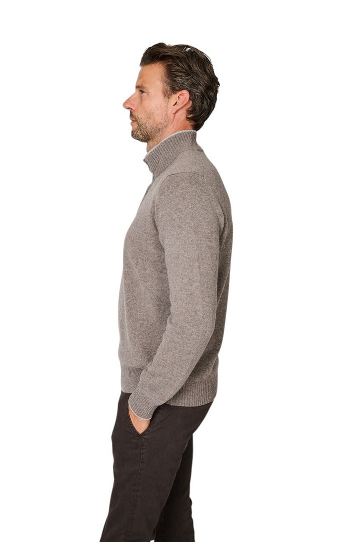 Gran Sasso Men pull trui heren taupe 23190/25011 017