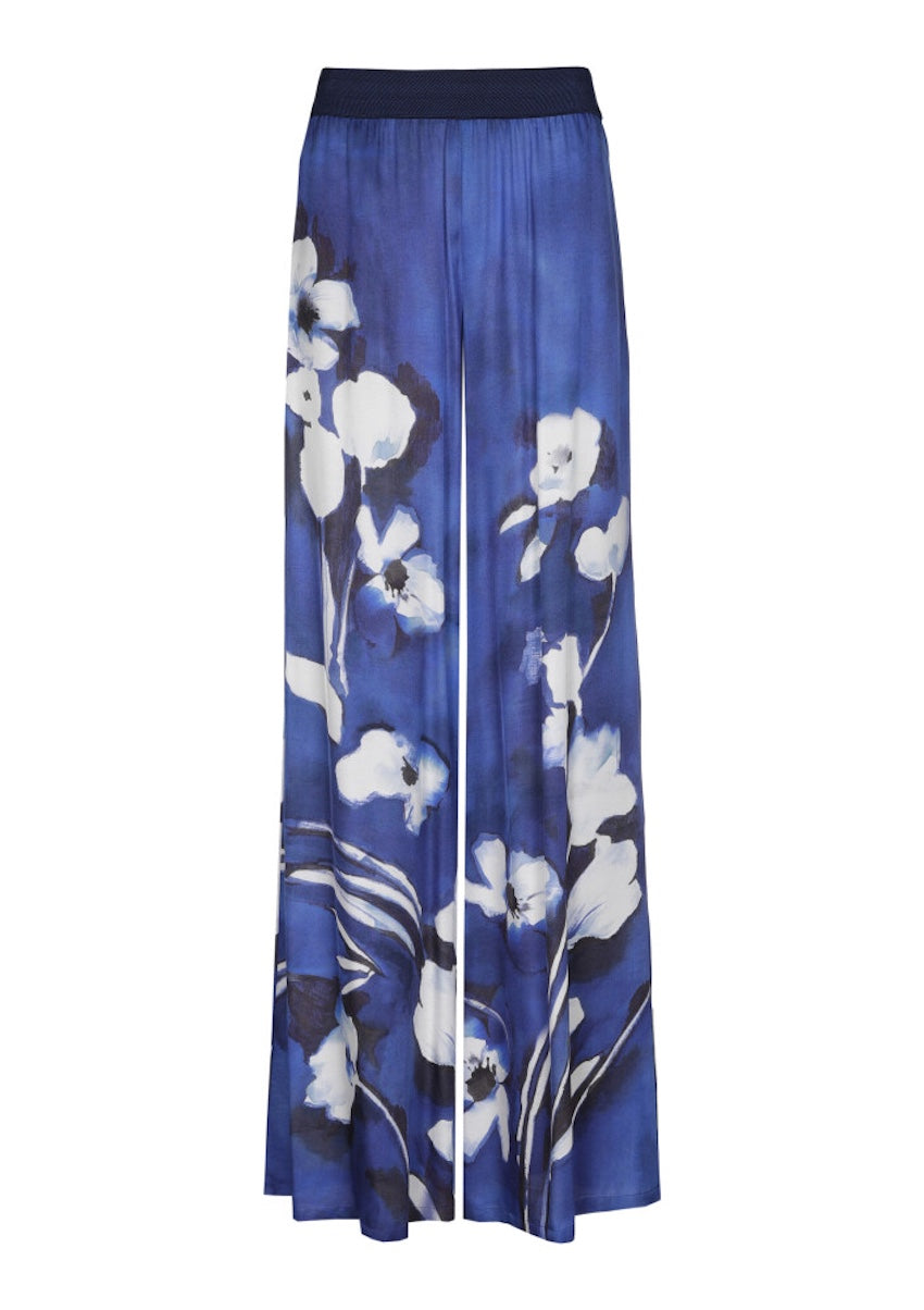 Caroline Biss broek dames blauw 1583/29