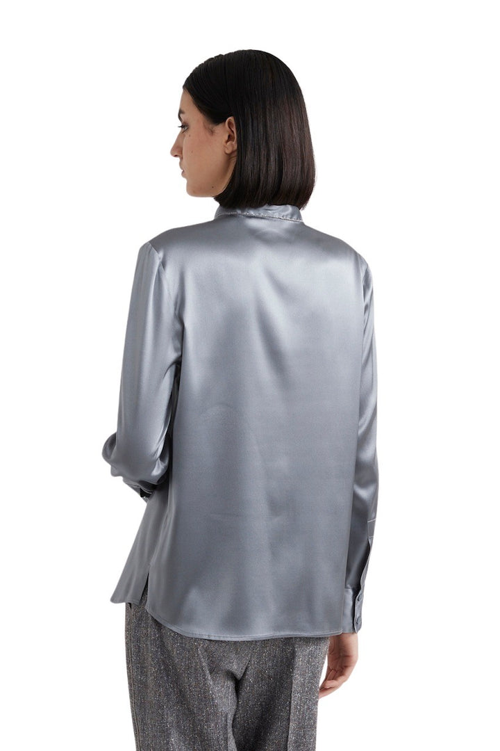 Peserico blouse ladies gray