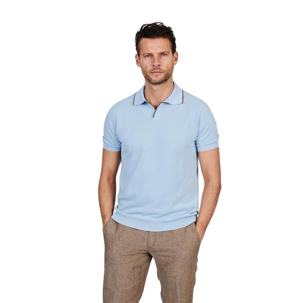 gran-sasso-men-polo-shirt-korte-mouwen-heren-licht-blauw-2