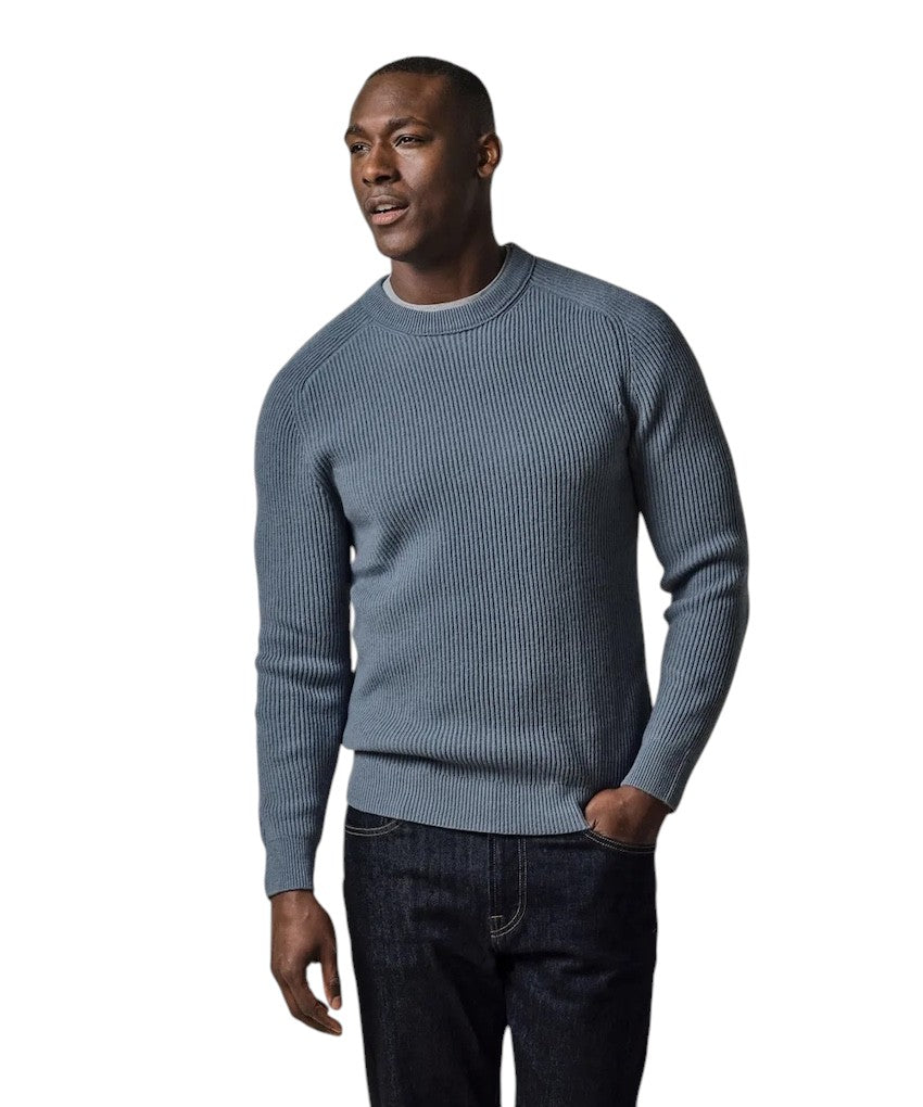 profuomo-pull-trui-ronde-hals-heren-blauw