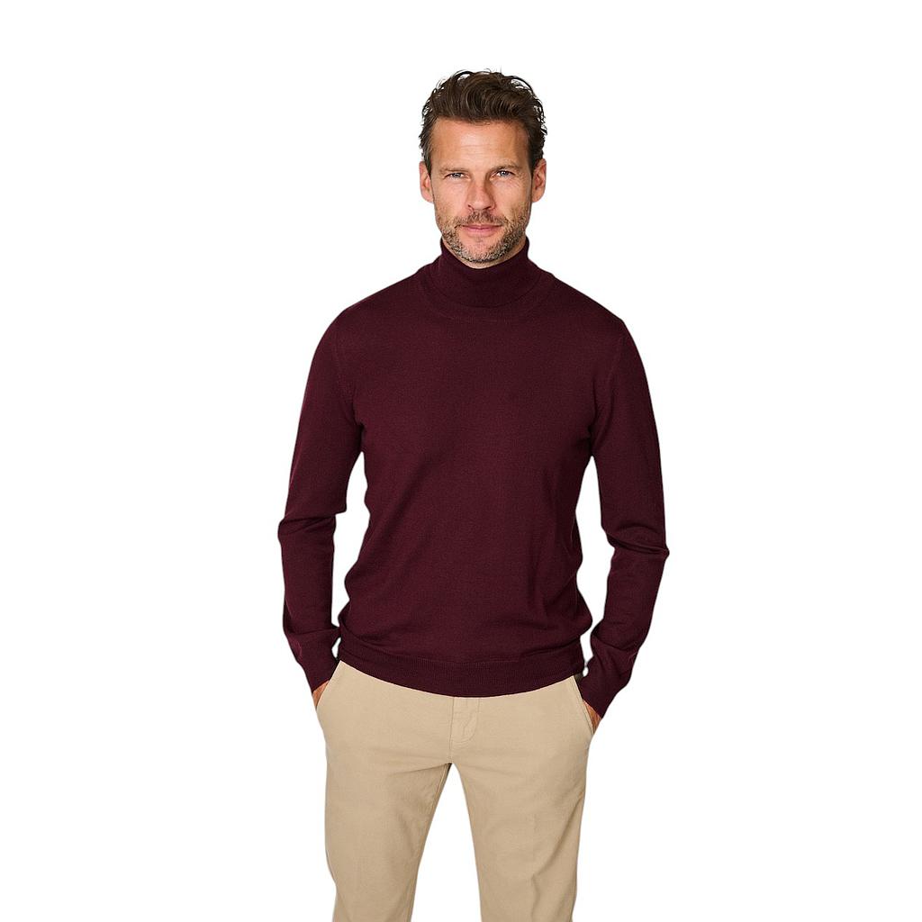 gran-sasso-men-pull-trui-rolkraag-heren-bordeaux-1