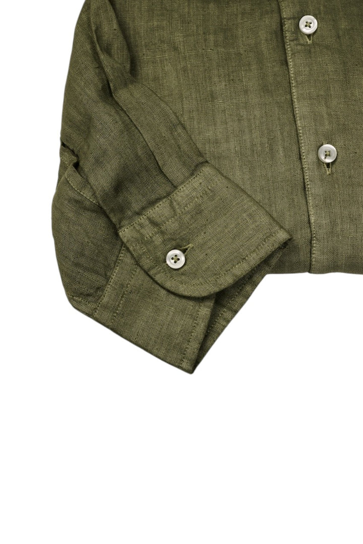 Gran Sasso Men hemd lange mouwen heren khaki 61183/50002 810