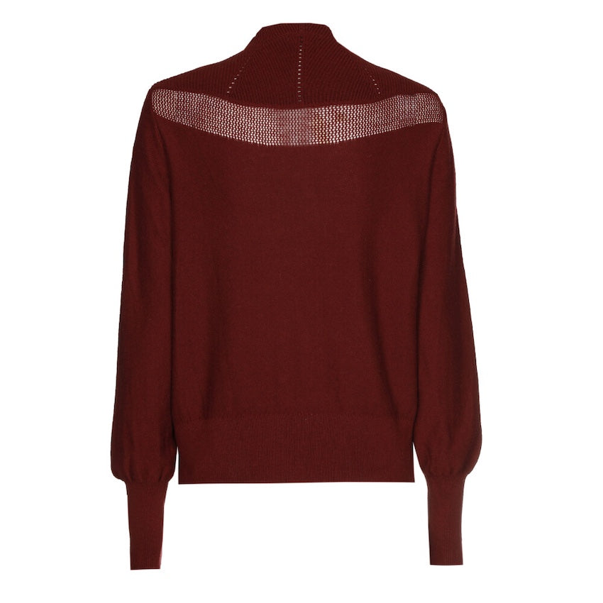 Caroline Biss pull trui dames bordeaux 4252/53