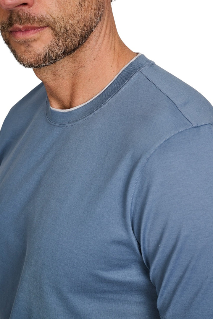 Gran Sasso Men t-shirt heren petrol 60123/73710/567