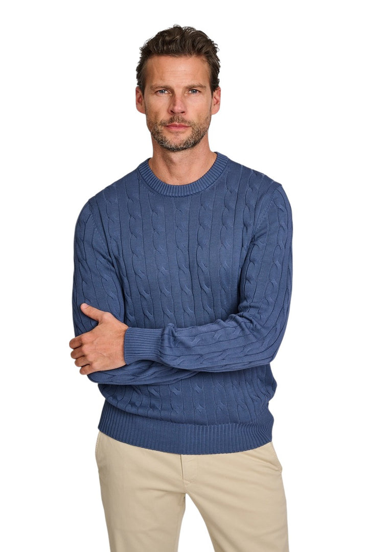 Gran Sasso Men pull trui heren blauw 23155/18173/584