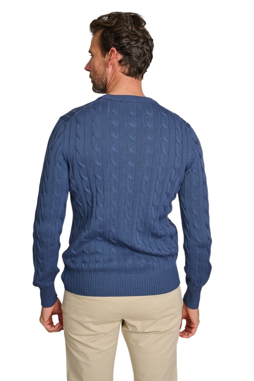 Gran Sasso Men pull trui heren blauw 23155/18173/584