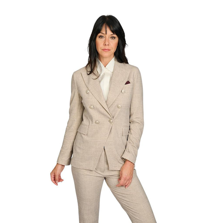 circolo-woman-vest-dames-beige-4