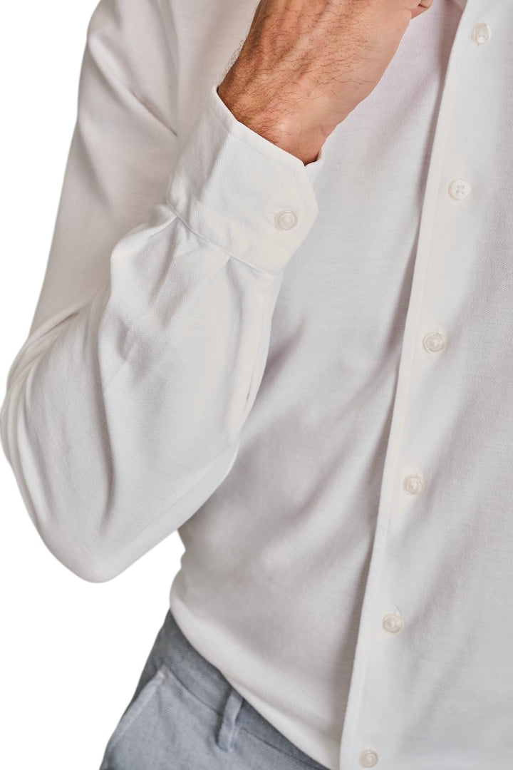 Gran Sasso Men hemd lange mouwen heren wit 60109/79017 001