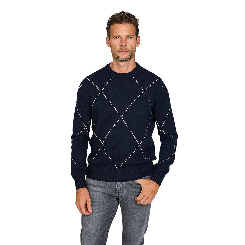 gran-sasso-men-pull-trui-ronde-hals-heren-donker-blauw-2