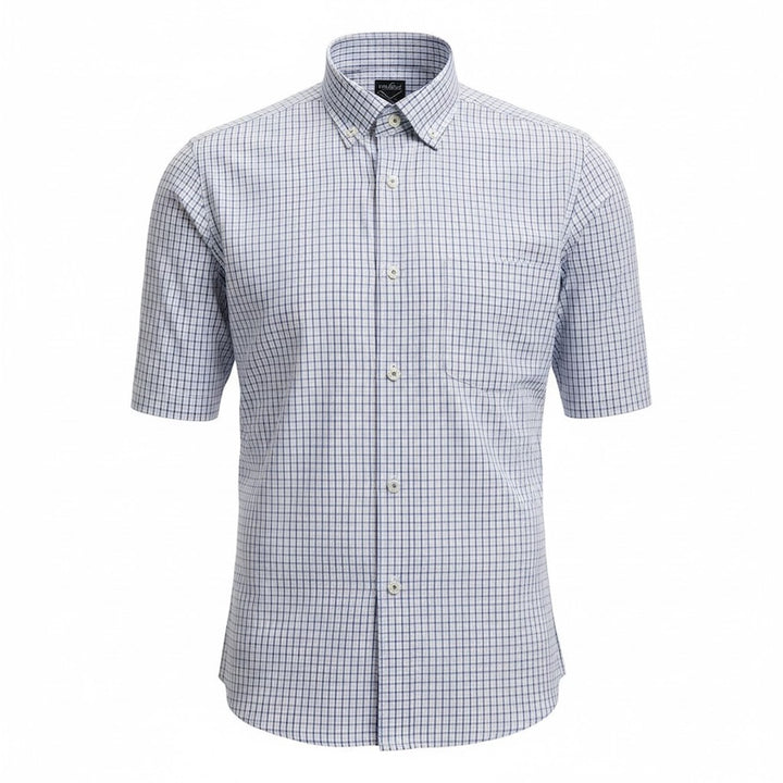 Van Laack Men hemd korte mouwen heren blauw Roy