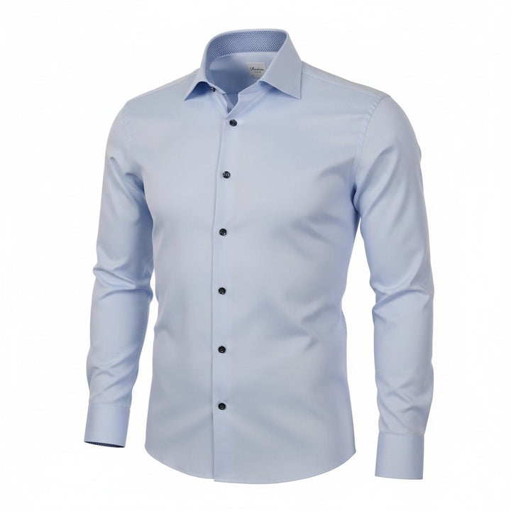 Stenstroms Men shirt long sleeves men's light blue Regular