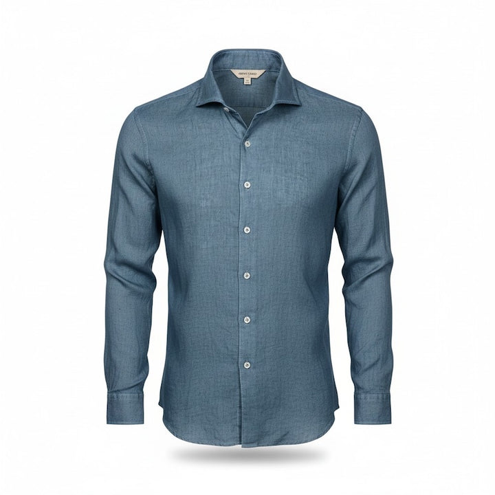 Gran Sasso Mænd skjorte lange ærmer benzin til mænd