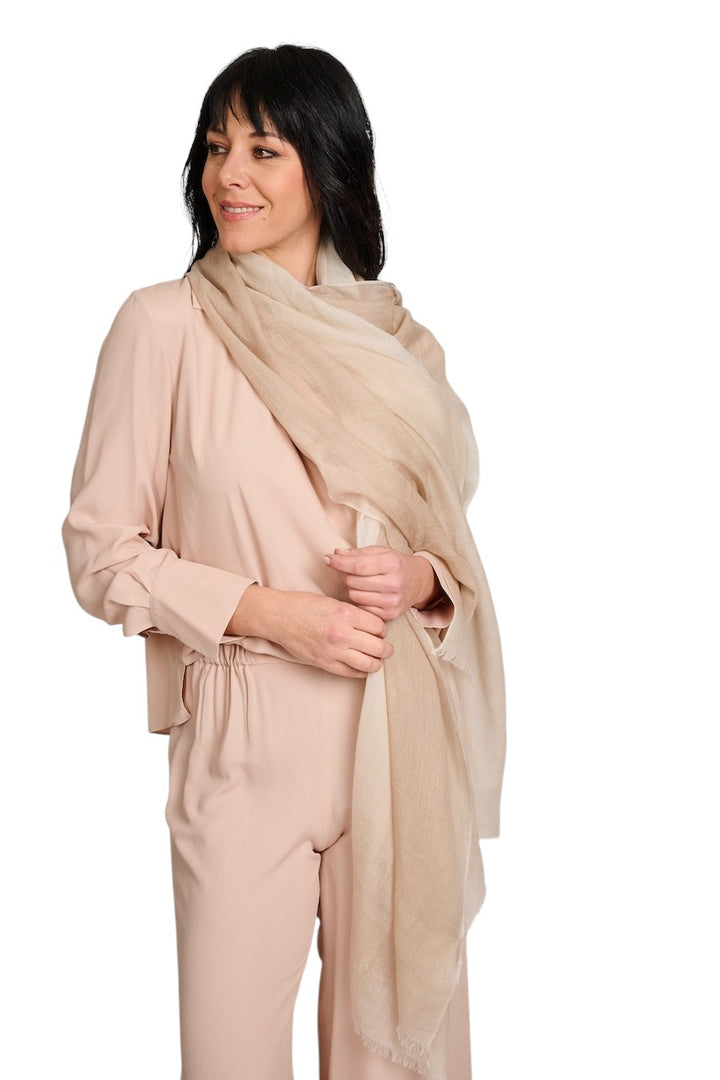 Andrea'S 1947 sjaal dames zand 8724