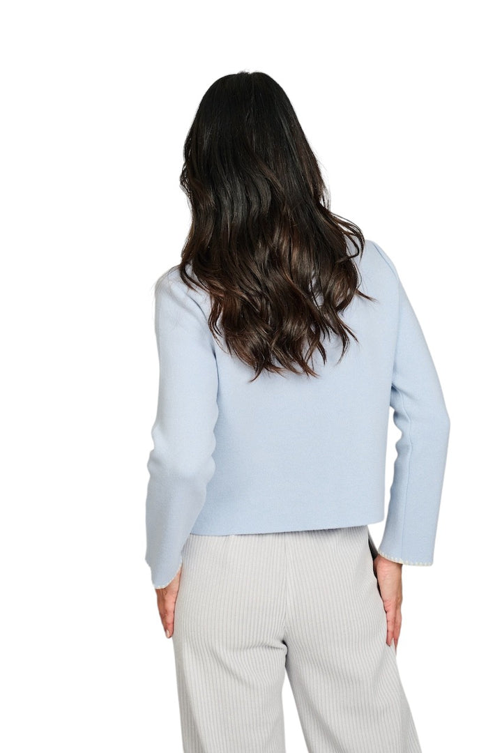 Anneclaire gilet dames ciel D1268 607 285.