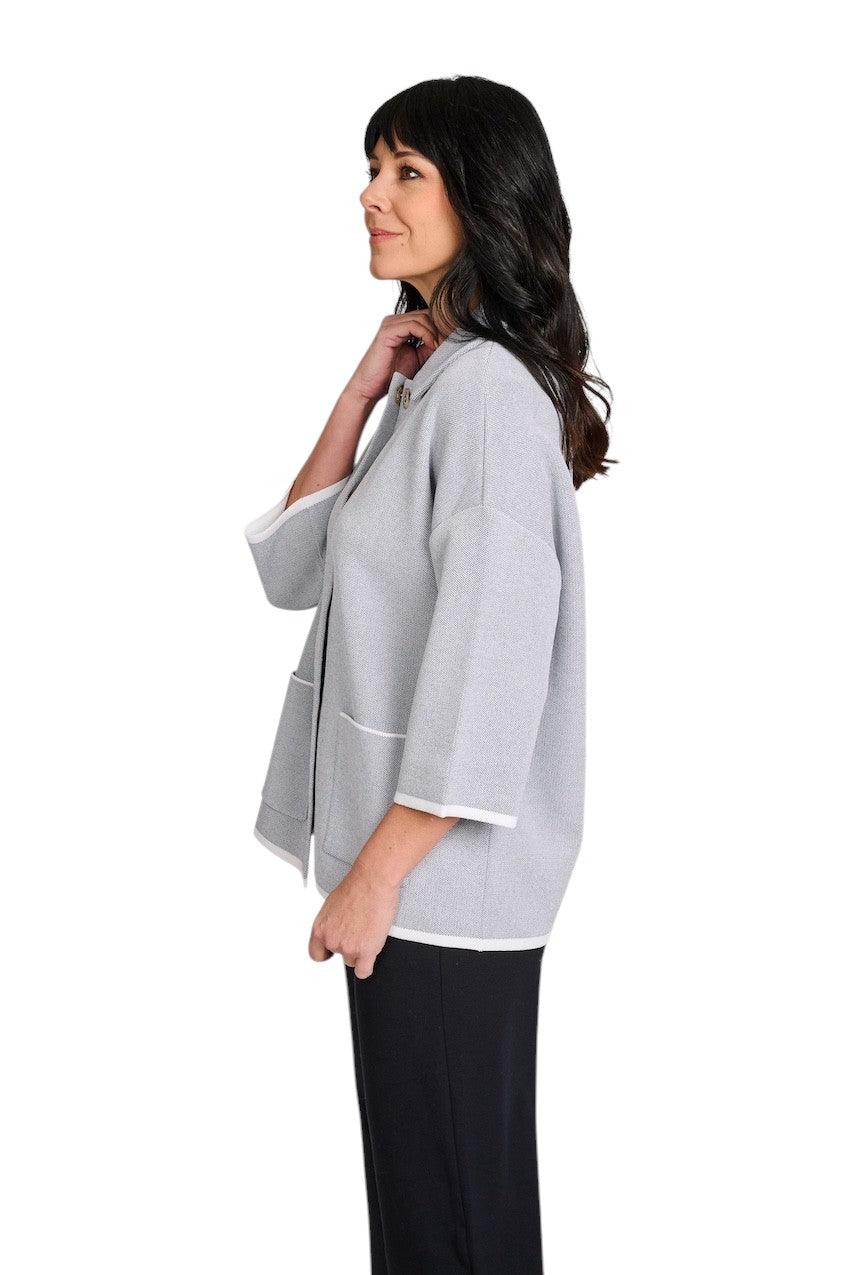 Anneclaire gilet dames grijs D1670 1769 242