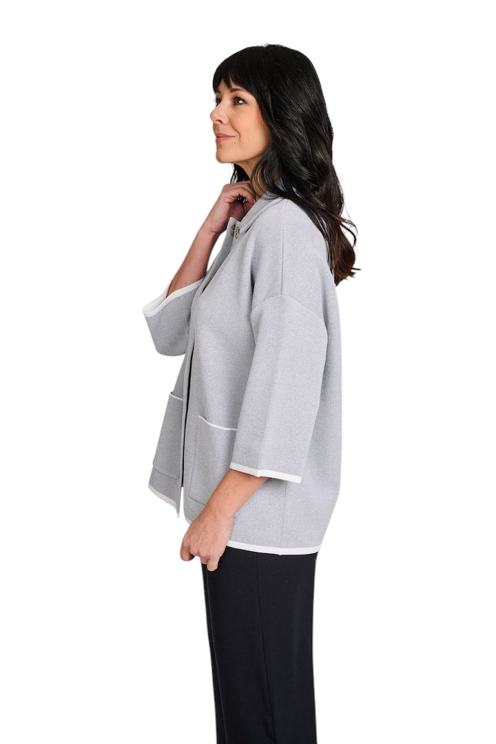 Anneclaire gilet dames grijs D1670 1769 242