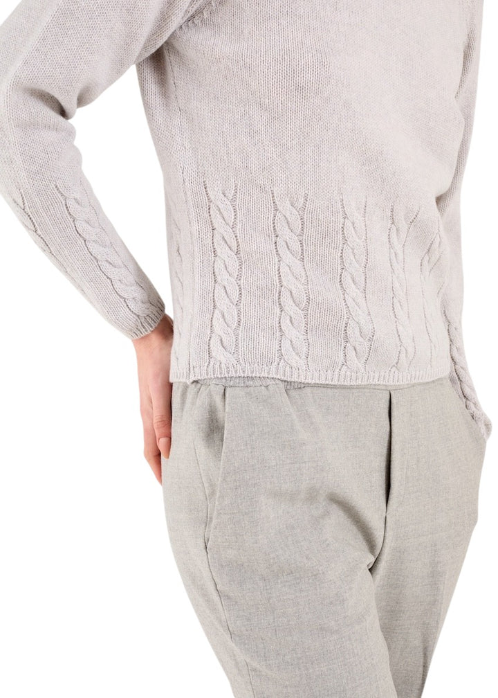 Anneclaire pull trui dames licht grijs D1850 857 265