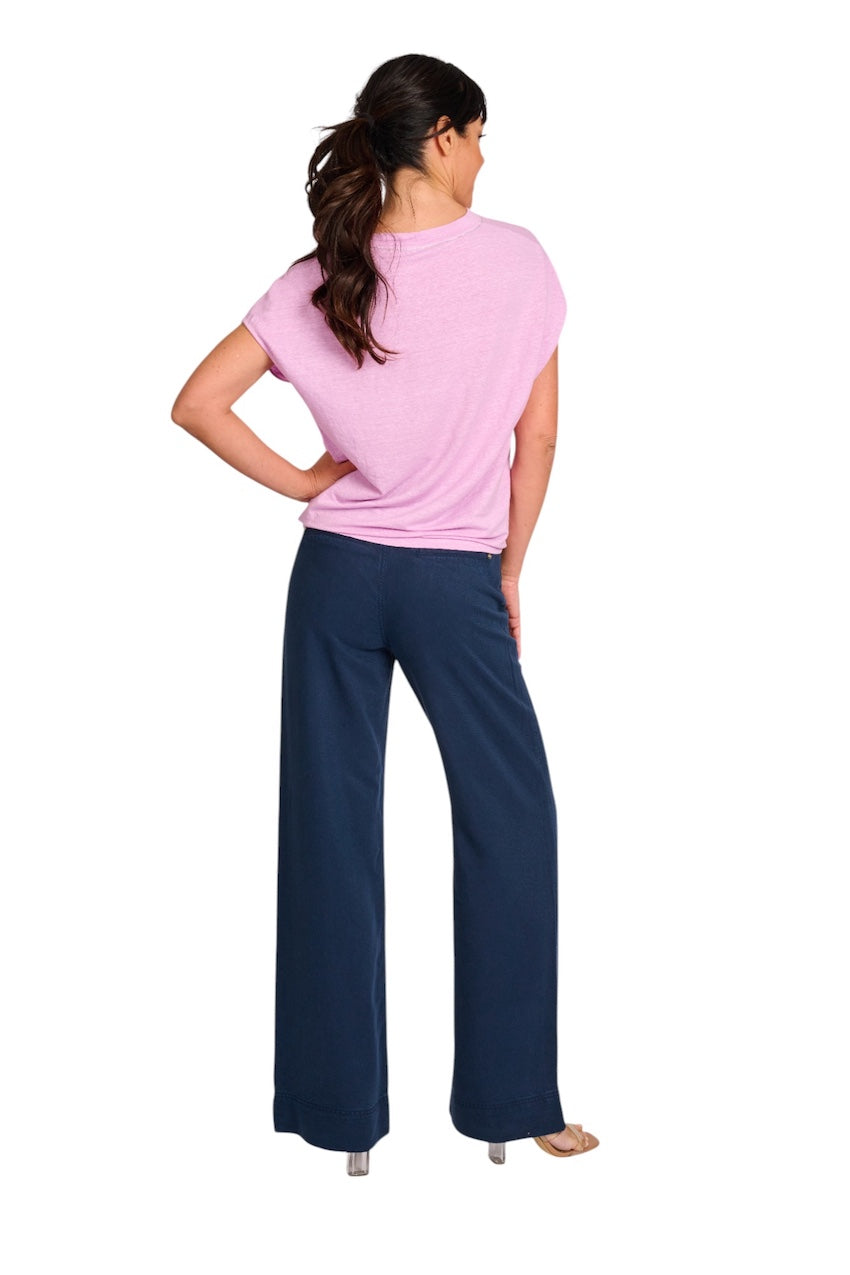 Anneclaire t-shirt korte mouwen dames lila D1135 475 262