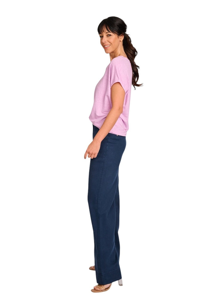 Anneclaire t-shirt korte mouwen dames lila D1135 475 262