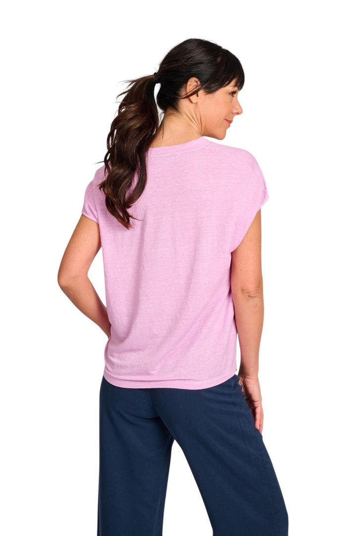 Anneclaire t-shirt korte mouwen dames lila D1135 475 262