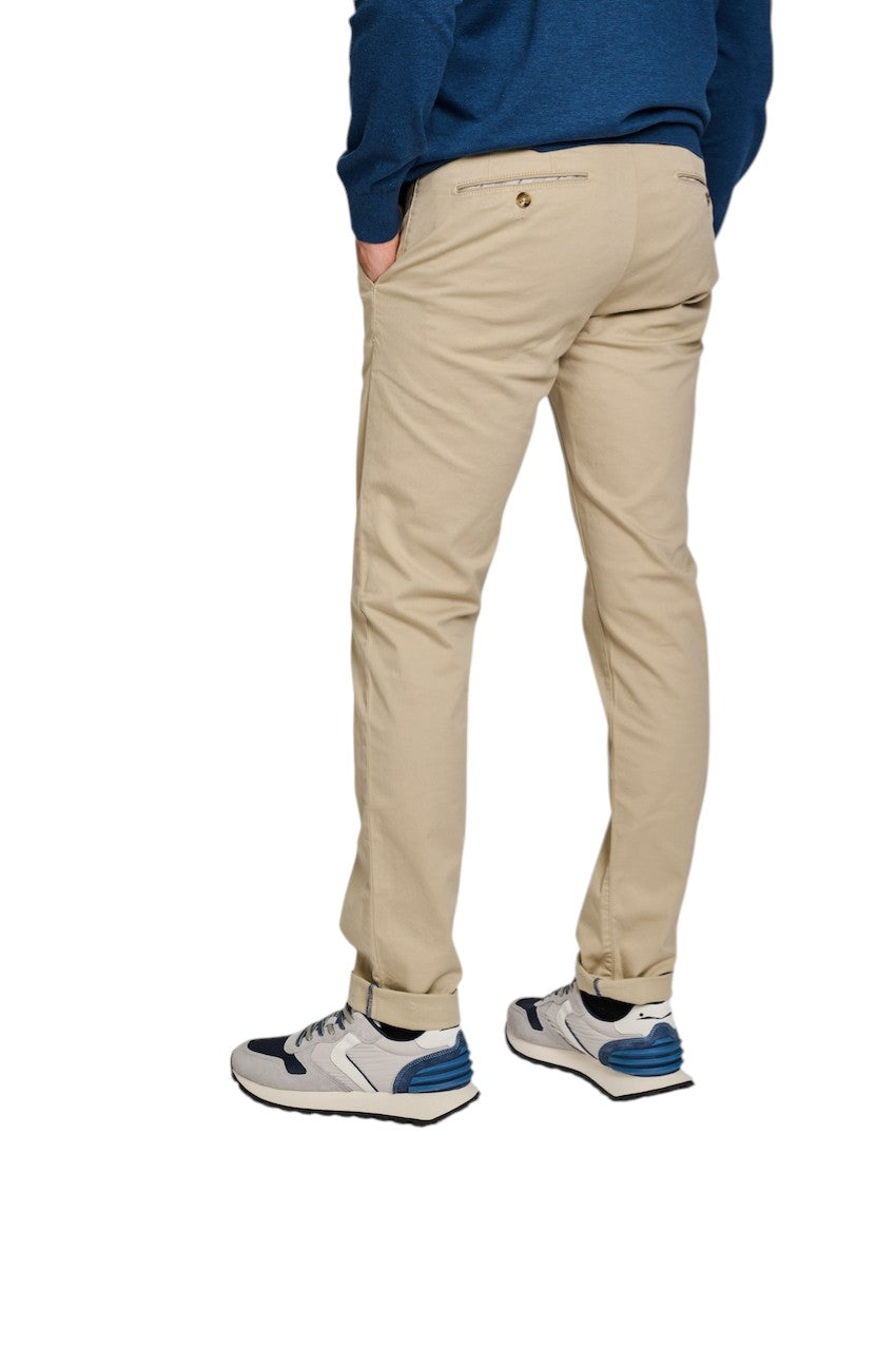 Atelier Noterman sportieve broek heren beige ATN05-A82-1589-735