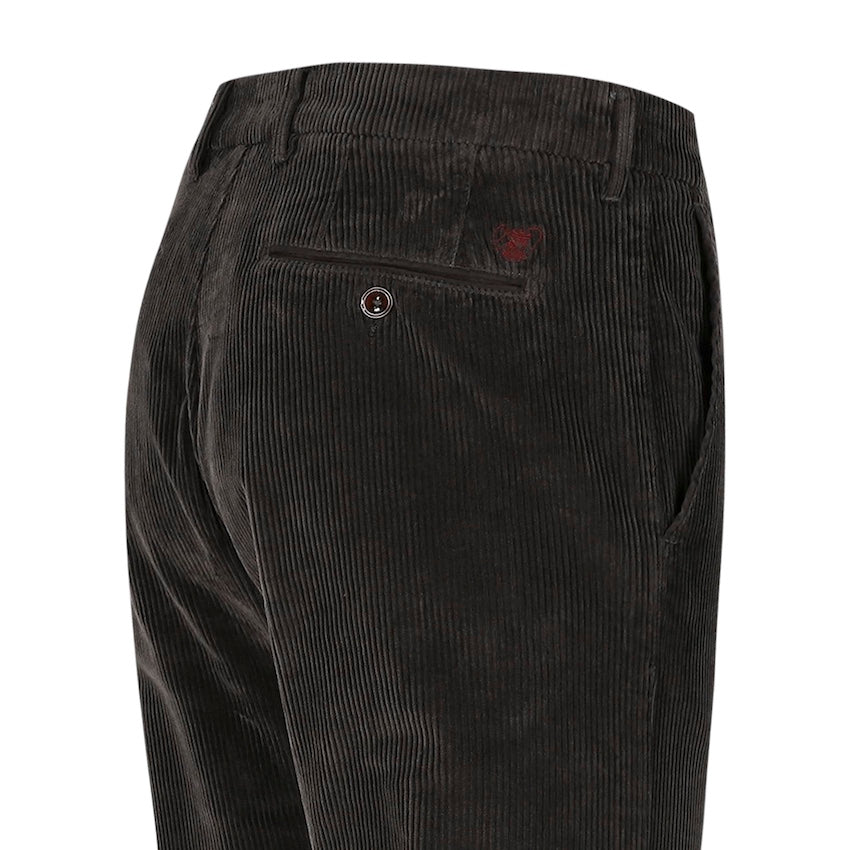 Atelier Noterman sportieve broek heren donker bruin ATN05-A86-2052-840