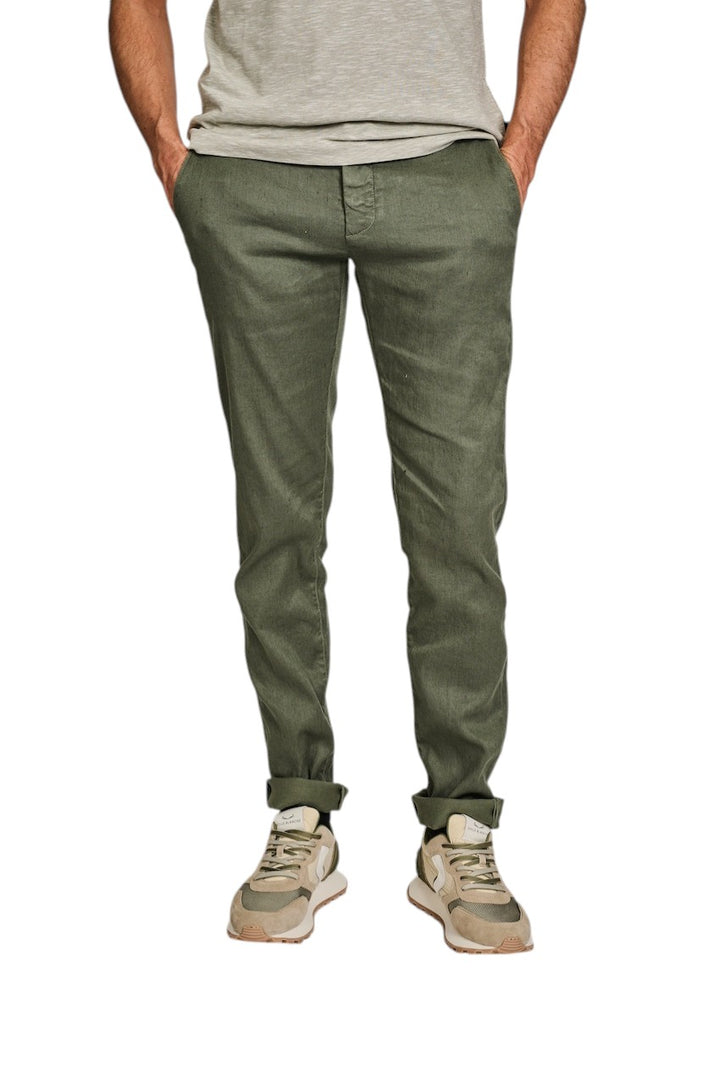 Atelier Noterman sportieve broek heren groen ATN05-A84-1762-348