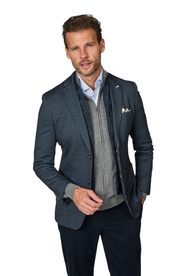 Blue Industry vest men navy
