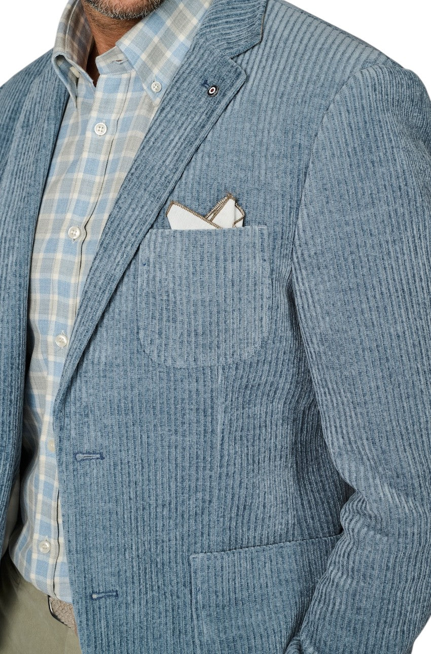Blue Industry vest men navy