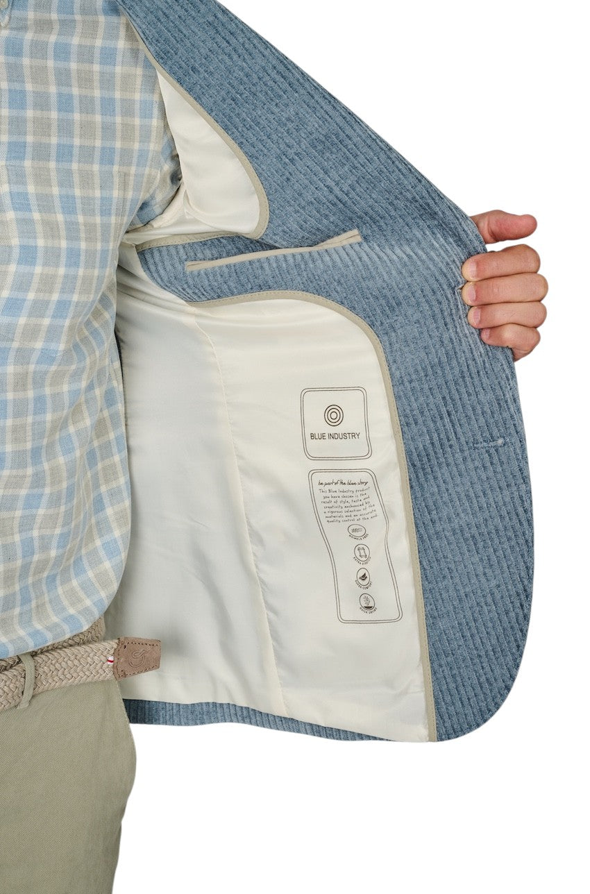 Blue Industry vest men navy