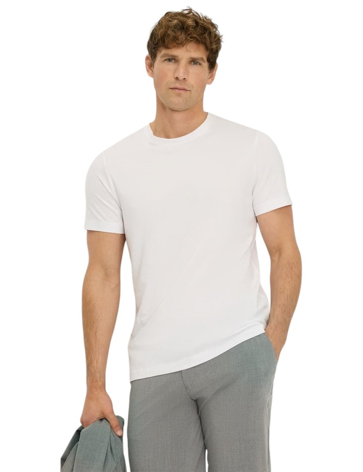 Brax Hommes t-shirt manches courtes Ted blanc pour hommes