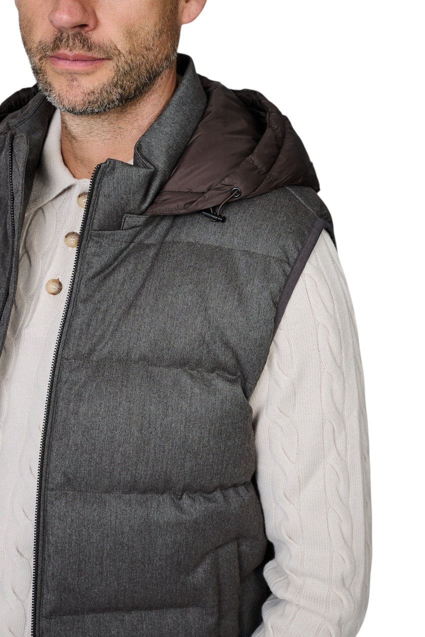 Cc Collection Corneliani bodywarmer heren bruin