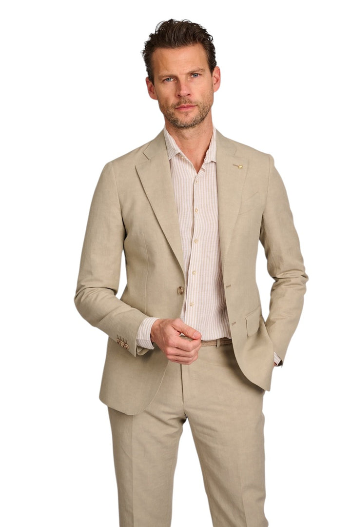 Cc Collection Corneliani kostuum heren beige 257Z63-2564304-036