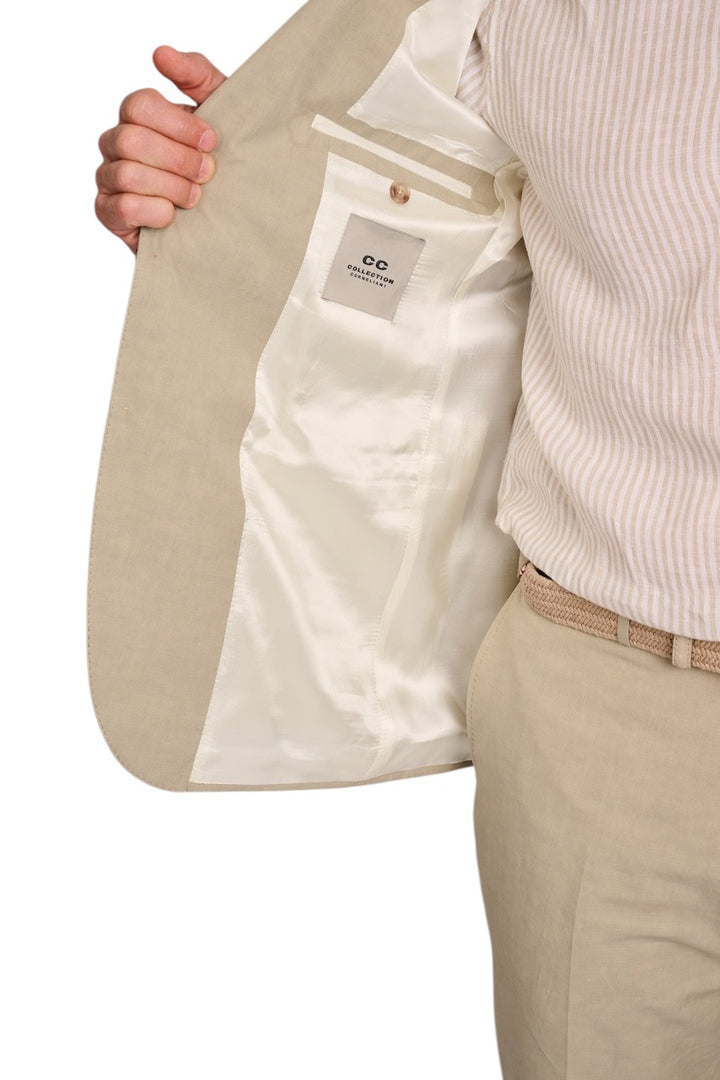 Cc Collection Corneliani kostuum heren beige 257Z63-2564304-036