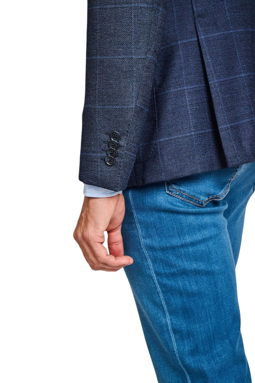 Cc Collection Corneliani vest heren donker blauw 27XZ23-2766503-002