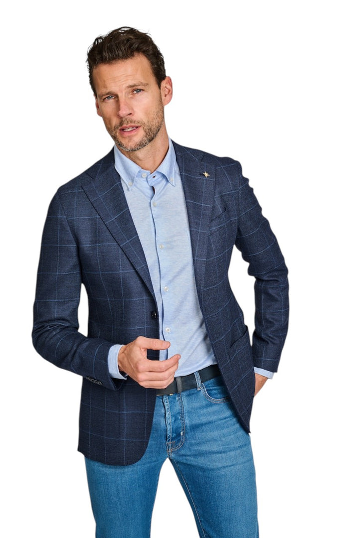 Cc Collection Corneliani vest heren donker blauw 27XZ23-2766503-002