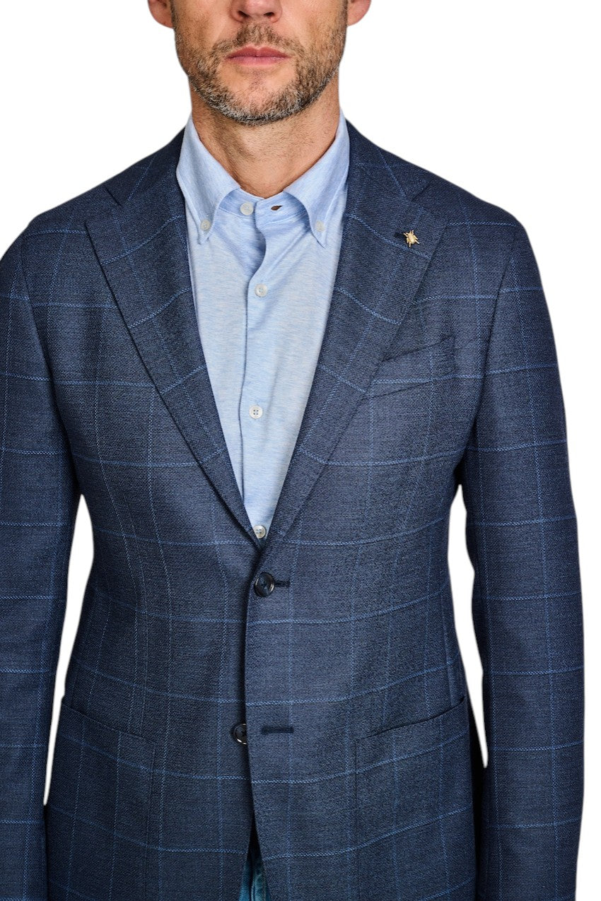 Cc Collection Corneliani vest heren donker blauw 27XZ23-2766503-002