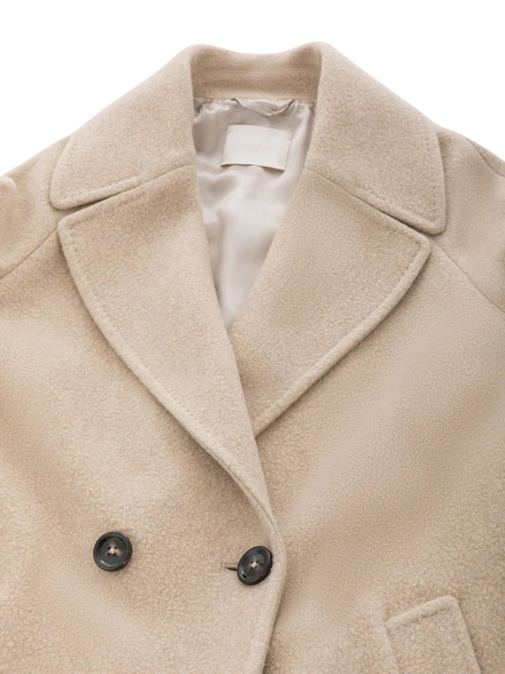 Circolo Woman mantel jas dames beige FD4232 0051