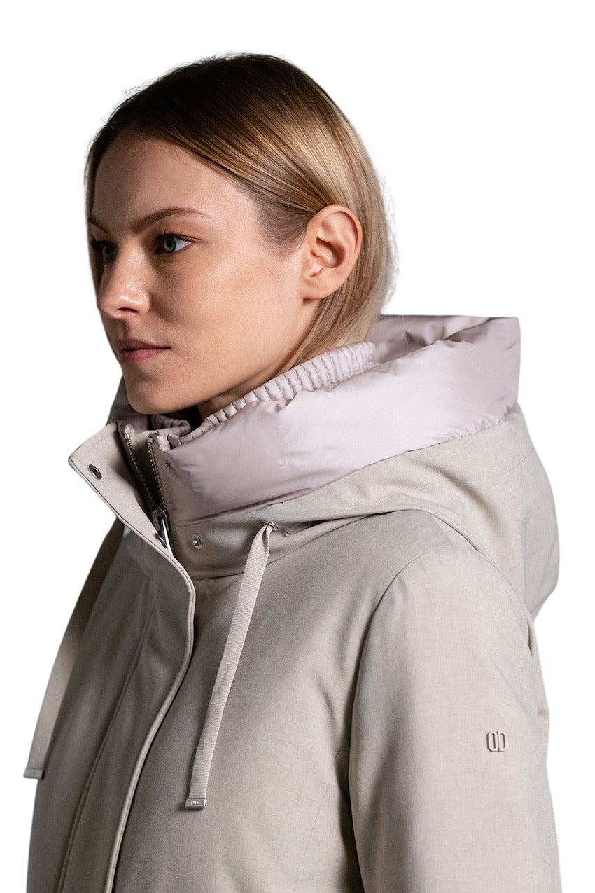 Duno Donna parka dames greige